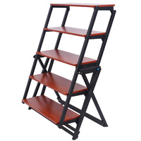 Fer mécanique pliable Table étagère mobile Convertible transformateur support industriel bois moderne salle à manger meubles 7-10 jours