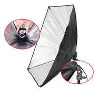 Haute qualité 50x70 cm 20 "X 28" photographie Studio lumière Softbox 45W lumière lampe ampoule E27 prise boîte souple