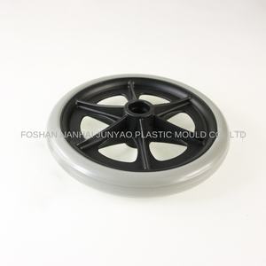 LYL-013 hochwertige 8-Zoll-PVC-beschichtete Rollstuhl-Vorderrad rollen für medizinische Geräte des Krankenhaus-/Rehabilitation zentrums - Product Image 2