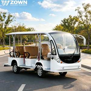 Navette électrique ZOWN pour visites touristiques, design ouvert/fermé, zéro émission, 8 à 23 sièges confortables, garantie de 2 ans, parc d'attractions, zoo - Product Image 6