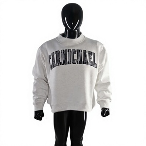 Sudadera de Cuello Redondo Carmichael para Hombre, Corte Regular, 100% Algodón Tejido, Estilo Casual, con Estampado de Letras en la Parte Delantera, Estilo Otoñal - Product Image 1