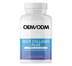 Suplementos de colágeno múltiple para apoyar la piel del cabello, uñas, articulaciones, Colágeno Hidrolizado para mujeres con tipos I, II, III, V y X - Product Image 3