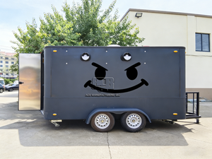 Nouvelle remorque alimentaire carrée en aluminium ACB avec équipement de cuisine complet, d'origine américaine, facile à assembler et résistante à la rouille - Product Image 6