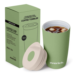 Tazza da Caffè Premium a Tema Nuvola da 350ml con Coperchio per Bere Direttamente, Rivestimento Interno in Ceramica Lavabile, Regalo Meraviglioso per Amanti del Caffè - Product Image 1