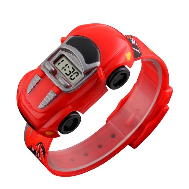 Brand New Digital Children Cartoon Sports Boys Wristwatch SKMEI LED Kids Watch