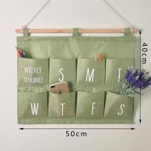 Organizador de Almacenamiento Colgante Ecológico con 5 Bolsillos y Bolsillo de Rejilla para Ropa y Juguetes - Product Image 3