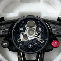 Volant en fibre de carbone forgée avec revêtement en daim et éclairage LED pour Audi TT R8 S3 S4 S5 S6 S7 RS3 RS4 RS5 RS6 A6 C7 RS Q5 Q6 A4 A5 Q7 TTRS Series