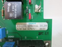 Carte de contrôle de variateur de vitesse Simoreg DC R1116100504 R1-116-100-504 avec microprocesseur