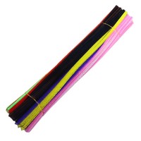 100 tiges de chenille multicolores, nettoyeurs de tuyaux pour projets créatifs de fleurs artificielles - pour Noël, Halloween, fête