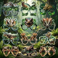 Ensemble de 12 lunettes photo en papier sur le thème des dinosaures, best-sellers pour les fêtes d'anniversaire