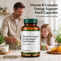 Complexe de vitamines B1 B2 B6 B12 en capsules dures
