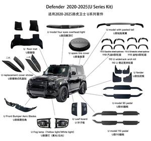 Kit de Carrocería Delantera y Trasera con Rejilla para <span class=keywords><strong>Land</strong></span> <span class=keywords><strong>Rover</strong></span> <span class=keywords><strong>Defender</strong></span> <span class=keywords><strong>90</strong></span> 110 2020 2021 2022 <span class=keywords><strong>2023</strong></span> 2024, Accesorios Exteriores - Product Image 3