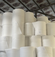 Rouleau de mousse Epe de coton perlé haute densité blanche pour couche d'emballage de meubles et sous-couche de sol prix bon marché
