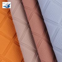 Cuir synthétique PVC gaufré 1,1 mm, large, extensible et résistant à l'abrasion, idéal pour l'ameublement automobile, les bagages et les projets d'artisanat – Vente directe usine