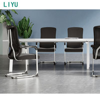 Chaise de bureau exécutive ergonomique moderne en maille Liyu Furniture, chaise de bureau pivotante contemporaine réglable en hauteur