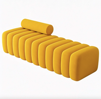 S-A Leinen Modulares Ecksofa-Set mit Schwammfüllung für Apartments & Villen, Dropshipping in die USA