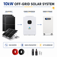 Système solaire 8 kW complet, norme américaine 120 V 240 V, système d'énergie solaire à phase divisée avec panneaux monocristallins