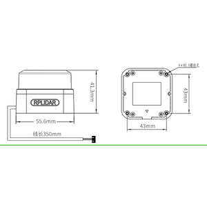 Factory Direct Commercial Robot Motion Sensor Indoor Close Range Two-Dimensional Map Reconstruction Smart Robot - Product Image 1