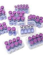Poudre de peptides GHK-Cu de haute pureté, peptides lyophilisés de qualité supérieure, matières premières cosmétiques, flacon de 10 mg, 50 mg, 100 mg, fourniture d'usine