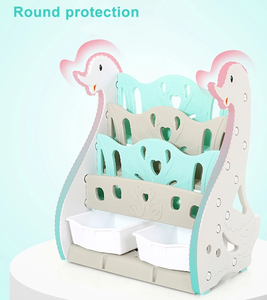 Girafe Anti-fissure, meuble pour enfants, préscolaire, étagère en plastique pour bébés, présentoir de livres - Product Image 5