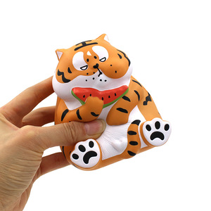 Pu Stress Relief Tiger Toy Slow <b>Rebound</b> Fidget Toy For Kids 8 13 Years Unisex - Product Image 4
