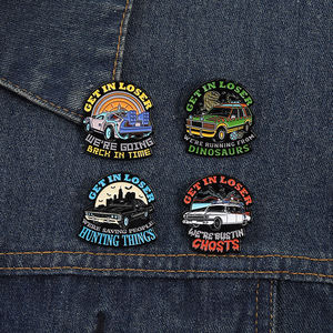 Pin Enamel Bros Klasik Ghost Squad untuk Pecinta Film Sci-Fi, Aksesoris Perhiasan untuk Tas Ransel, Pakaian, dan Kerah - Product Image 3