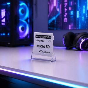 AOLION versione definitiva SD2Vita adattatore per Memory <span class=keywords><strong>Card</strong></span> 6.0 custodia in plastica per borsa da gioco via PS Vita PSV 1000/2000 inclusa - Product Image 3