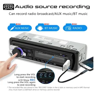 Car Radio 1 Din With Bluetooth Automotive Sound MP3 Player FM Multilaser Autostereo Auto Radios Multimedia Stereo Head Unit