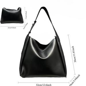 Bolsos de mano de alta gama para mujer, bolsos cruzados de cuero PU de gran capacidad para llevar debajo del brazo, bolso de compras para exteriores a la moda, bolso para mujer - Product Image 2