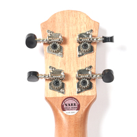 Ukulele Sapele Mahoni 21 Inch Grosir, Gitar Akustik Hawaii Mini 4 Senar, Logo Kustom OEM ODM untuk Pengajaran Musik Anak