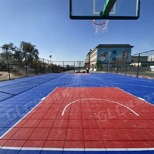 Gạch lát sàn thể thao bằng nhựa lồng vào nhau cho sân bóng đá bóng rổ-Nhân tạo mật độ cao thân thiện với môi trường Bền - Product Image 2