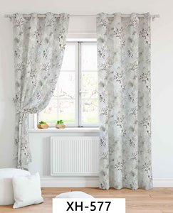 厂家直销现代窗帘，优雅印花窗帘，适用于卧室和客厅 - Product Image 5