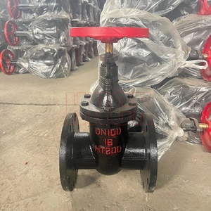 DN250 <span class=keywords><strong>HT200</strong></span> Đồng gốc đúc sắt mặt bích Van cổng Z41t PN16 Hướng dẫn sử dụng gang Van cổng mở STEM nêm Van cổng - Product Image 6