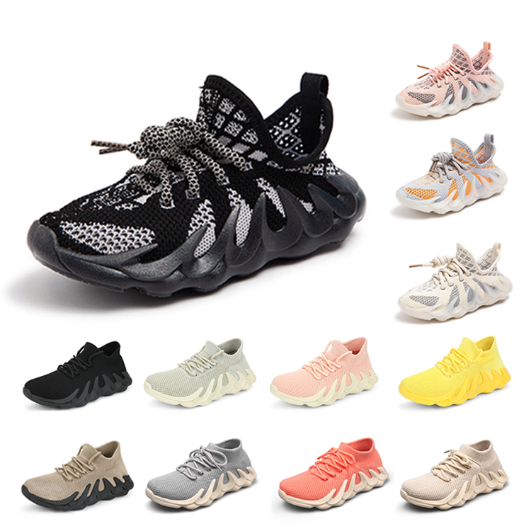 Children Kids Shoes Spring 2021 Footwear School Dark Slate Cloud No Name White And Black Blue Color Kids 450 Sneaker