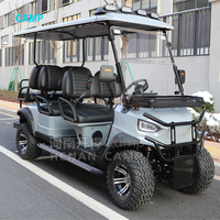 CAMP CE Voiturettes de golf à moteur 5kw approuvées Voiturettes de golf de luxe 6 places à gaz importées
