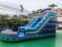 Toboggan aquatique gonflable le plus vendu, toboggan de piscine d'occasion, toboggans aquatiques commerciaux d'occasion