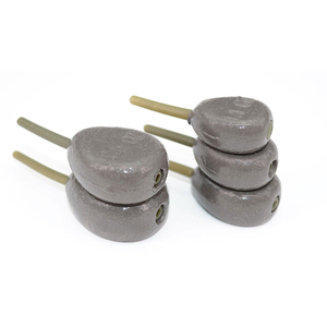 Plomos de Pesca de Carpa <span class=keywords><strong>Korda</strong></span> Style Flatliner Pear Inline de 2oz, 2.5oz y 3oz, Plomos Recubiertos B10 - Product Image 1