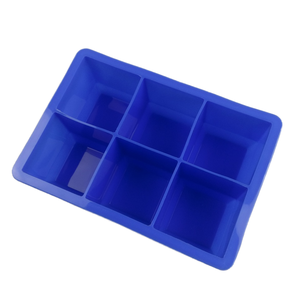 Fournisseur d'usine Moule à glaçons et bacs à crème glacée en silicone de qualité alimentaire écologique à 6 cavités Outils de fabrication de glace réutilisables - Product Image 6