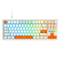 Keyboard Gaming Mekanik Nirkabel RGB Tri-Mode 75% 82-Key Antarmuka USB Harga Pabrik 2026, Laris Manis