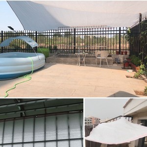50% ~ 65% Tasa de sombreado blanco HDPE <span class=keywords><strong>Malla</strong></span> tela rollo jardín parasol red plantas cubierta pantalla pérgolas parasol <span class=keywords><strong>malla</strong></span> - Product Image 5