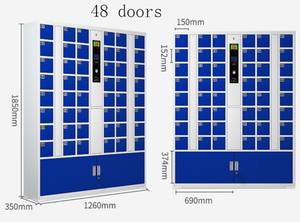 Swipe carte mot de passe bagages électroniques casier à colis en acier sac stockage <span class=keywords><strong>téléphone</strong></span> portable casier stockage extérieur courrier casier - Product Image 6