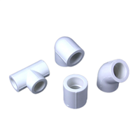 Vente en gros de raccords de tuyauterie en plastique PPR blanc Accessoires pour matériaux de plomberie de construction