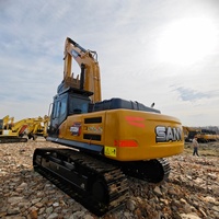 Excavatrice lourde SANY SY335 d'occasion de 33,5 tonnes, état parfait, moteur Isuzu de haute qualité, roulement PLC, modèle 2024, puissance de 212 kW