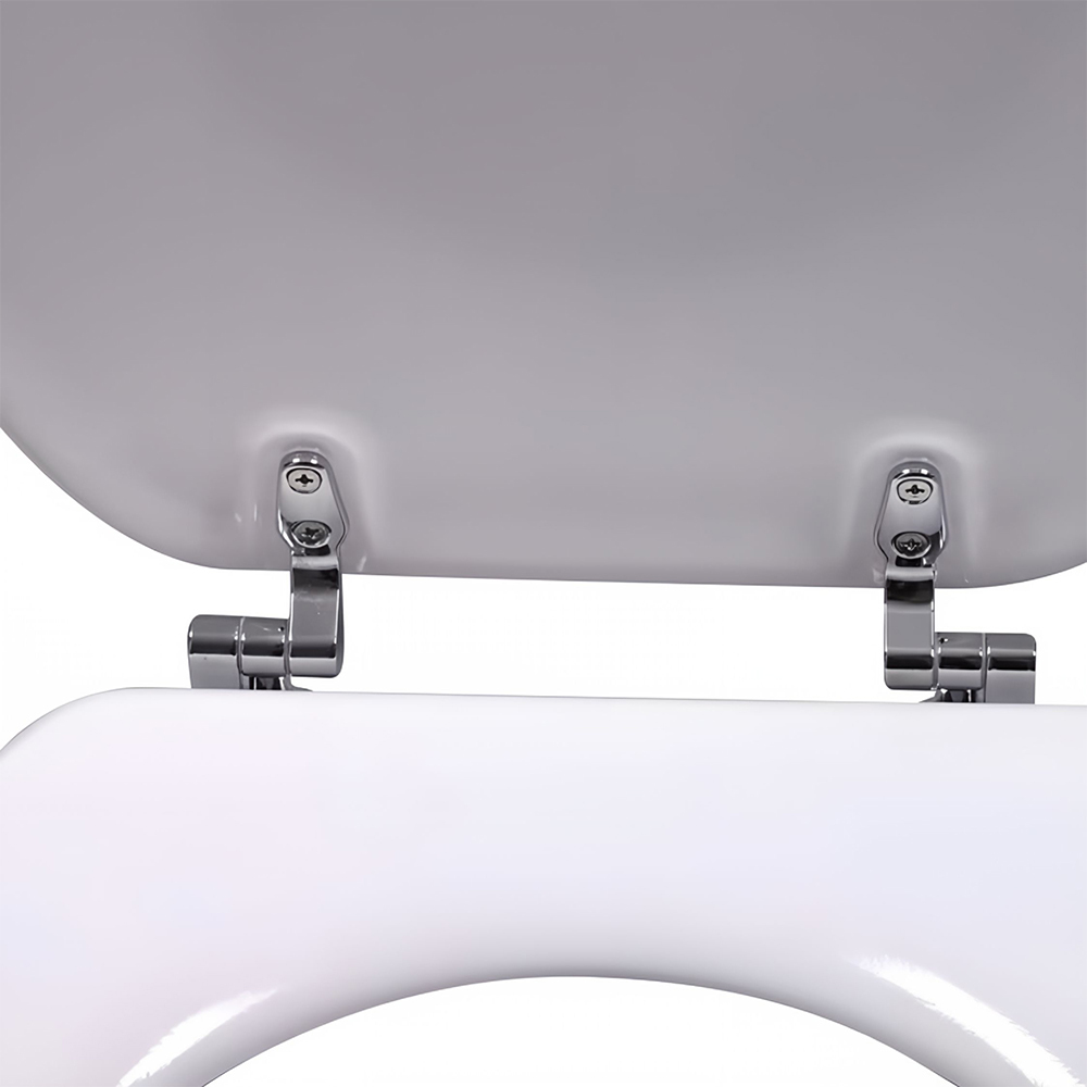Good Quality Wc Seat Cover Customizable Residential Round Wooden Toilet Seat With Cover Closed Front Design Batch Production · image 5