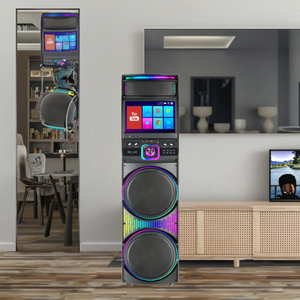 Latest GD-1417 1200W Party <b>Speaker</b> With Touch Screen Wifi Connection 15.4'' TV GD-1417 Outdoor <b>Speaker</b> With Wireless Mic GD-1417 - Product Image 5