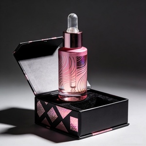 Luxury Dark Pink Glass Essential Oil Dropper <b>Bottle</b> in Gift <b>Box</b> Essential Oil Dropper <b>Bottles</b> - Product Image 6