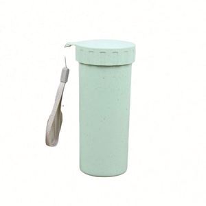 Sy89 Nueva Taza de Plástico Ecológica Resistente al Calor de 350 ml, Libre de BPA, con Fibra de Paja de Trigo, Botella de Agua Portátil Biodegradable - Product Image 6