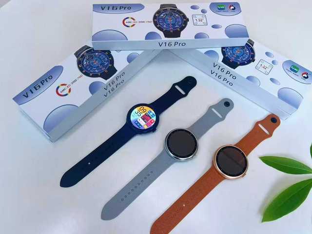 2026 Newest Fashion V16 Pro Smart Watch With Round Screen Heart Rate Waterproof BT Calling Outdoor Sport Smart Watch