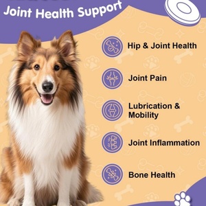 مكمل غذائي للكلاب بعلامة تجارية خاصة لصحة المفاصل والورك، مسحوق الجلوكوزامين والكوندرويتين سلفات وميثيل سلفو - آمن وفعال - Product Image 2