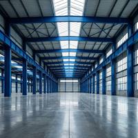 Taller de Estructura de Acero Industrial Galvanizado, Fácil Instalación, Precio Directo de Fábrica para Sudamérica